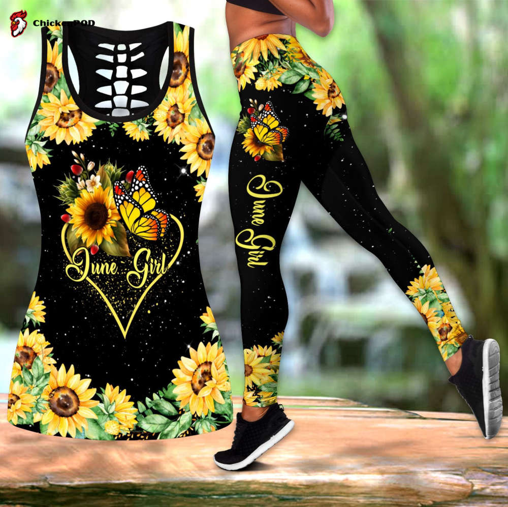 June Girl Butterfly Combo Tank Top + Legging June Girl Butterfly Combo Tank Top + Legging