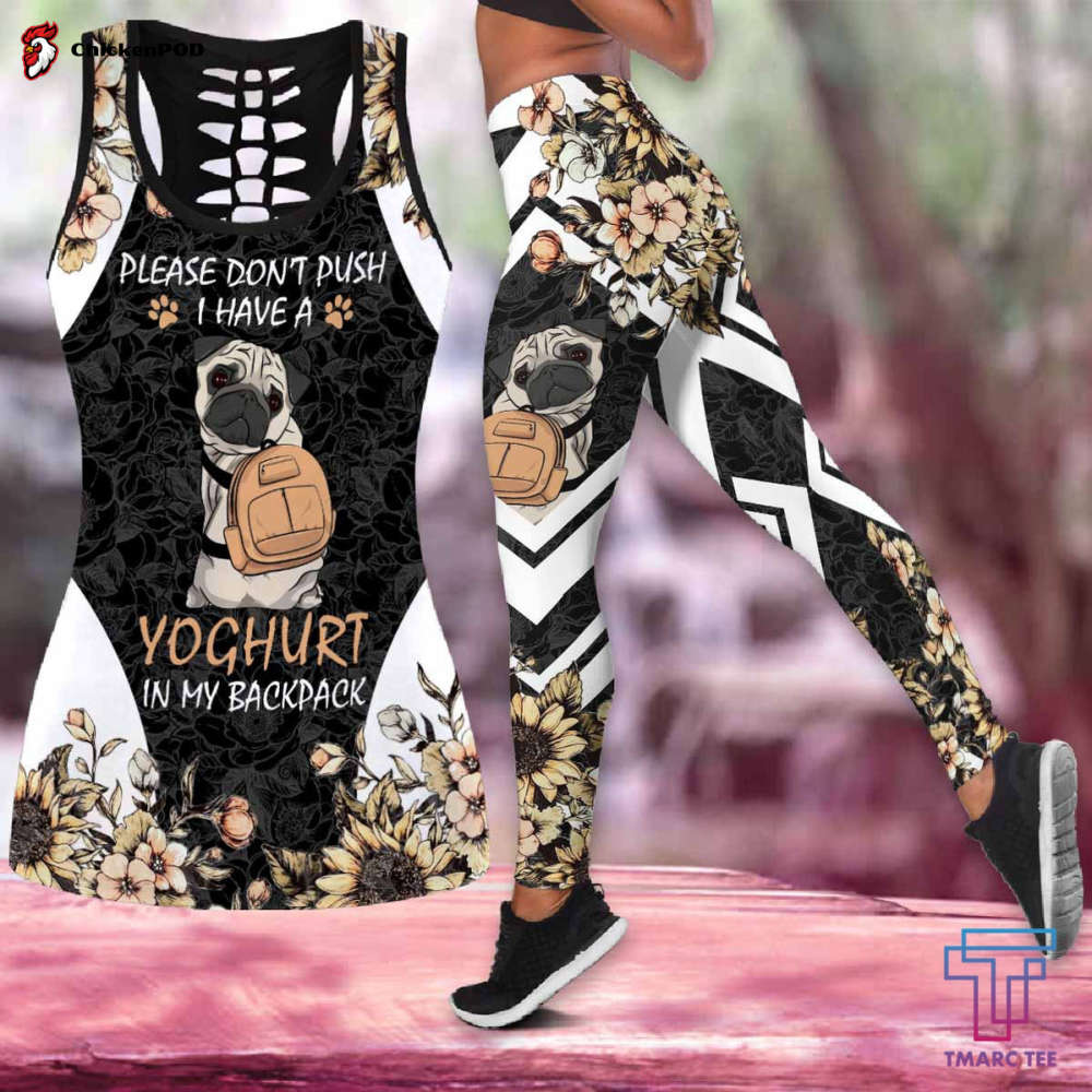 Leggingsplease Don’t Push I Have A Yoghurt In My Backpack Combo Tank Top Legging Outfit For Women Pl Leggingsplease Don’t Push I Have A Yoghurt In My Backpack Combo Tank Top Legging Outfit For Women Pl