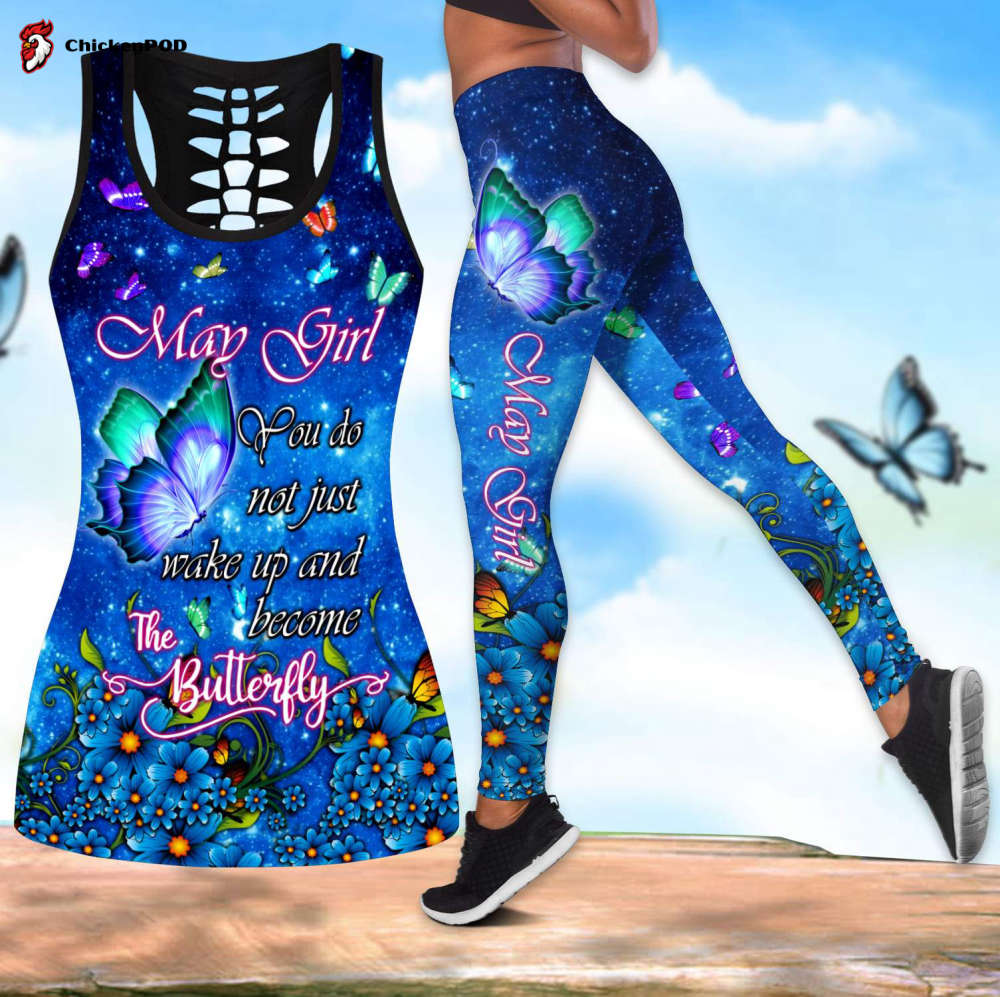 May Girl Butterfly Combo Tank Top + Legging May Girl Butterfly Combo Tank Top + Legging