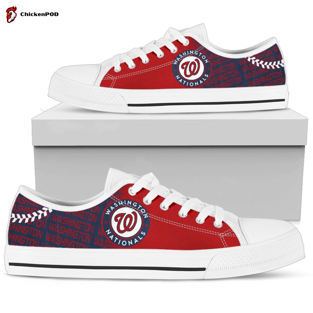 Mlb Washington Nationals Low Top Shoes Mlb Washington Nationals Low Top Shoes