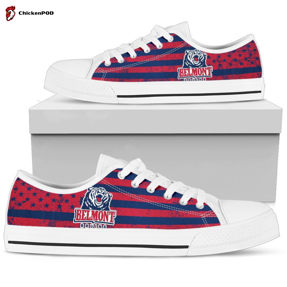 Ncaa Belmont Bruins Low Top Shoes Ncaa Belmont Bruins Low Top Shoes