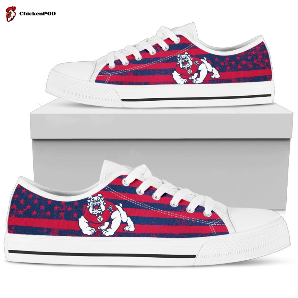 Ncaa Fresno State Bulldogs Low Top Shoes Ncaa Fresno State Bulldogs Low Top Shoes