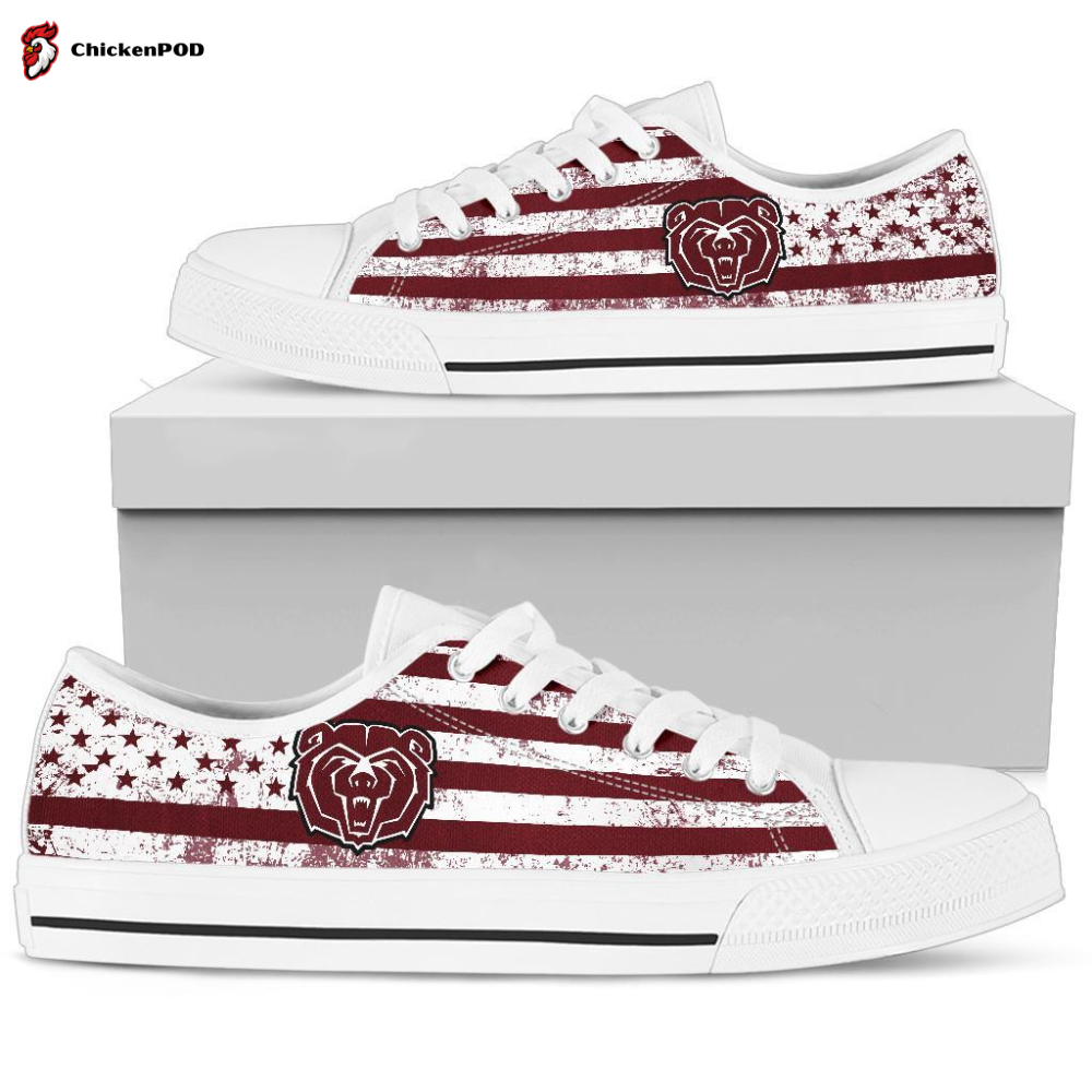 Ncaa Missouri State Bears Low Top Shoes Ncaa Missouri State Bears Low Top Shoes