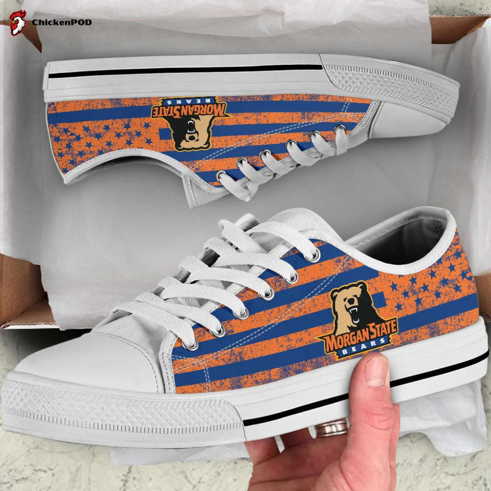 Ncaa Morgan State Golden Bears Low Top Shoes Ncaa Morgan State Golden Bears Low Top Shoes