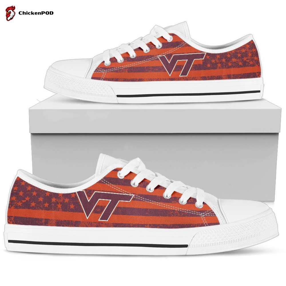 Ncaa Virginia Tech Hokies Low Top Shoes Ncaa Virginia Tech Hokies Low Top Shoes