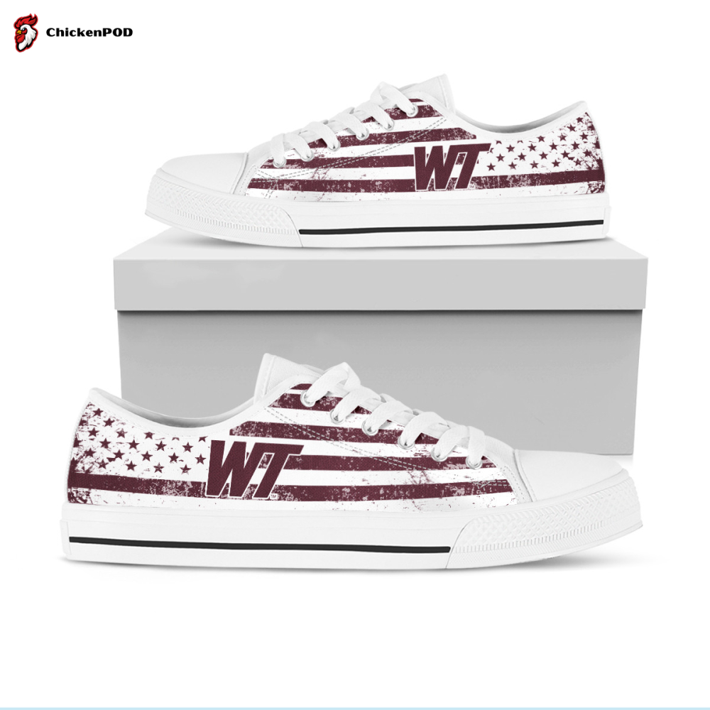 Ncaa West Texas A&Amp;M Buffaloes Low Top Shoes Ncaa West Texas A&Amp;M Buffaloes Low Top Shoes