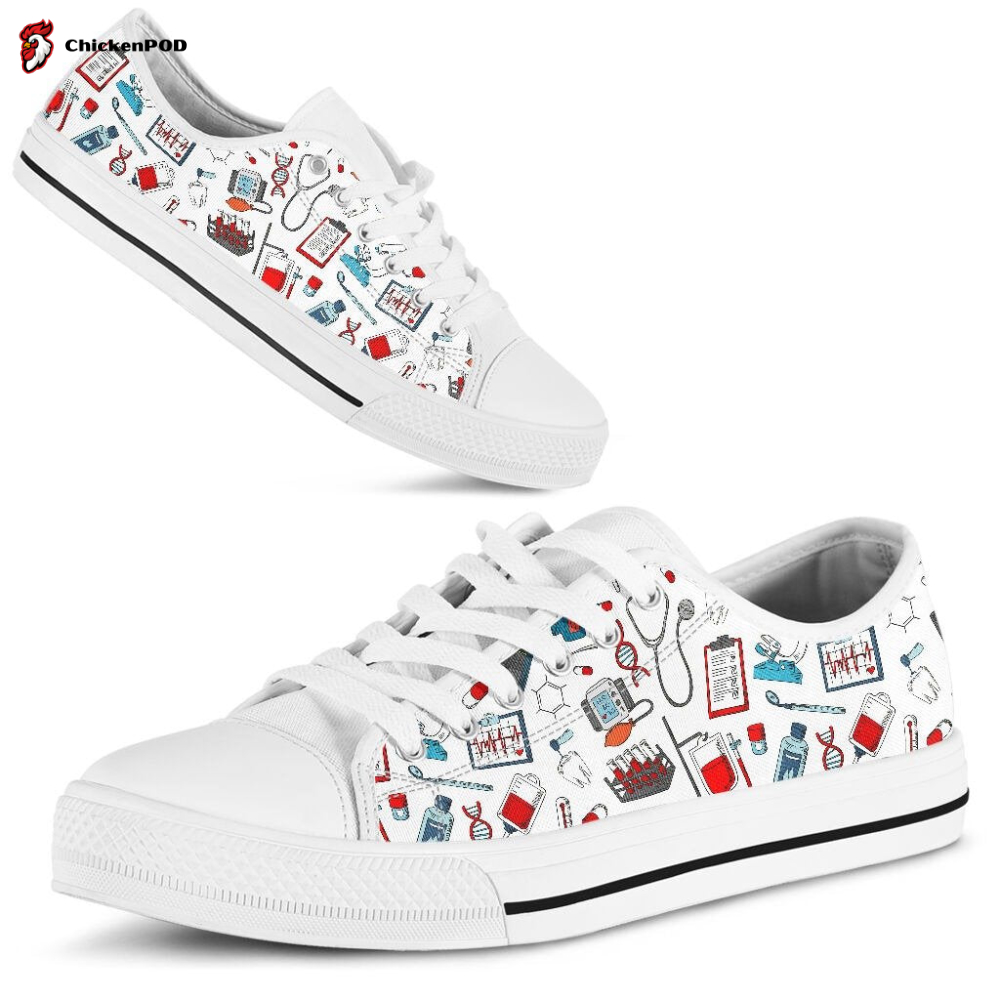 Nurse Low Top Shoes Gift For Men Women Nurse Low Top Shoes Gift For Men Women