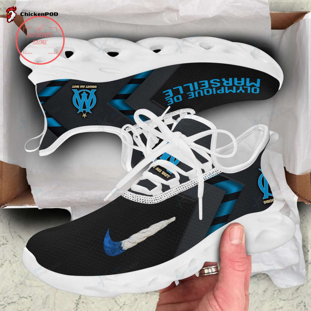 Olympique De Marseille Black Max Soul Shoes Olympique De Marseille Black Max Soul Shoes