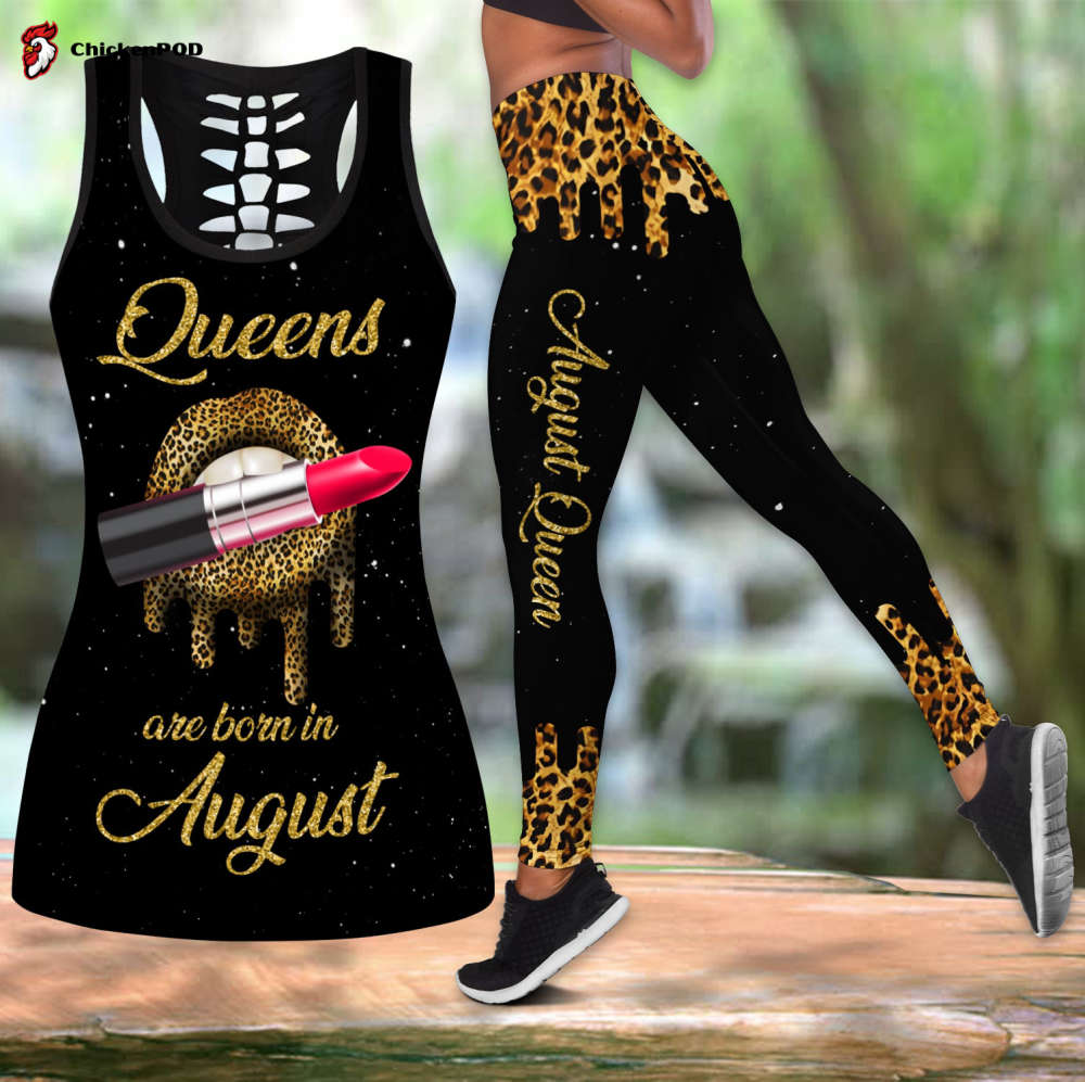 Queens Are Born Inqueens Combo Tank Top + Leggingleggingss Queens Are Born Inqueens Combo Tank Top + Leggingleggingss