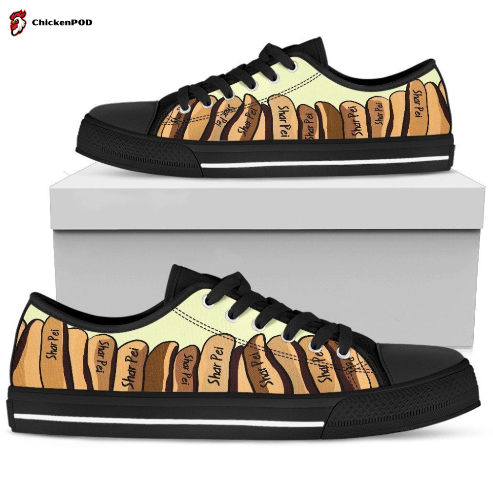 Shar Pei Women’S Low Top Shoes Shar Pei Women’S Low Top Shoes