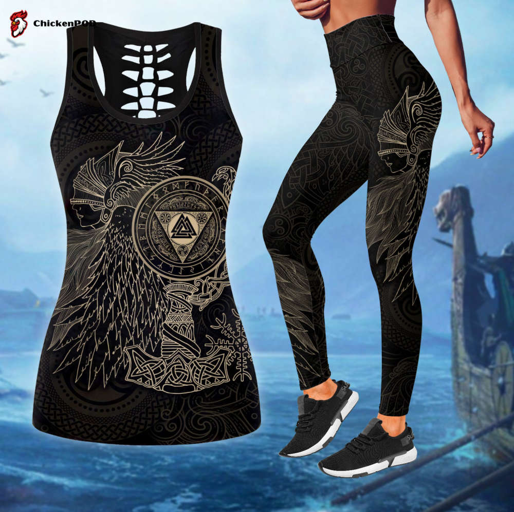 Viking – Valknut With Helm Of Awe Combo Tank Top + Legging Viking – Valknut With Helm Of Awe Combo Tank Top + Legging