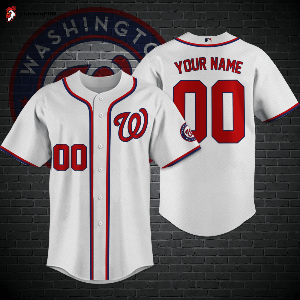 Washington Nationals Mlb-Baseball Shirt Custom M-32339 Washington Nationals Mlb-Baseball Shirt Custom M-32339