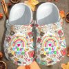 Dentist Doctor Teeth Pattern Unisex Clogs  Clog Shoes For Men Women, Adult And Kid Unisex Clogs, Gift Birthday