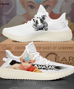 Aang Shoes Avatar The Last Airbender Custom Anime Yeezy Sneaker For Fans