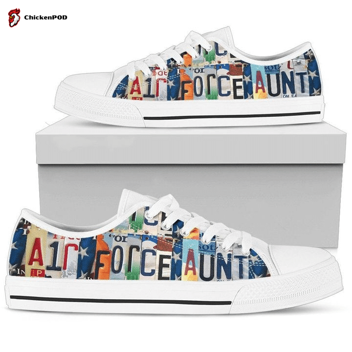 Air Force Aunt Low Top Shoes Gift For Men Women Sneaker Air Force Aunt Low Top Shoes Gift For Men Women Sneaker