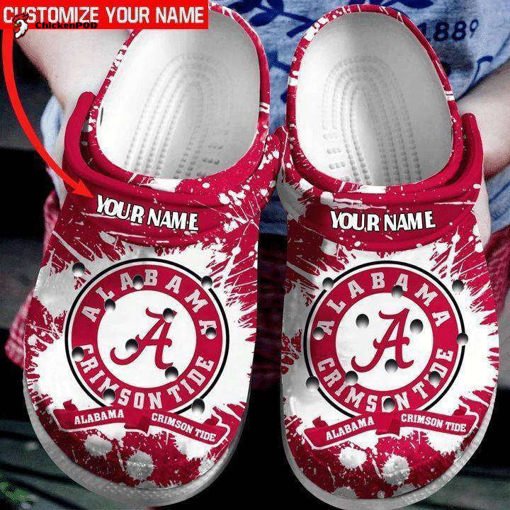 Alabama Football Clog Unisex Clogs Shoes Alabama Football Clog Unisex Clogs Shoes