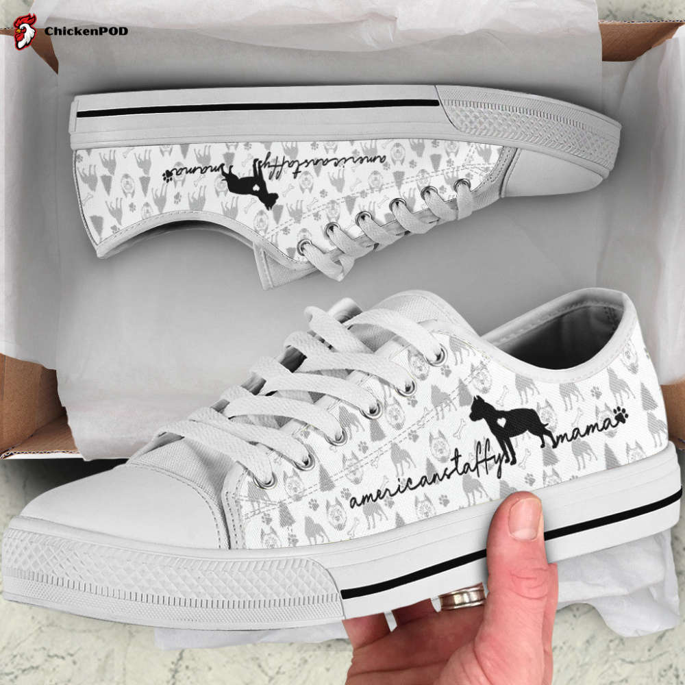 American Staffordshire Terrier Low Top Shoes Gift For Men Womensneaker American Staffordshire Terrier Low Top Shoes Gift For Men Womensneaker