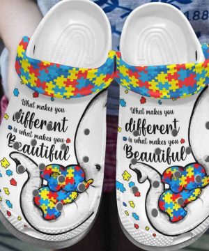 Autism What Makes You Different Rubber clog Unisex Clogs Shoes