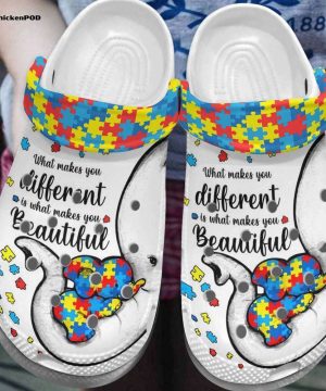 Autism What Makes You Different Rubber clog Unisex Clogs Shoes Autism What Makes You Different Rubber clog Unisex Clogs Shoes