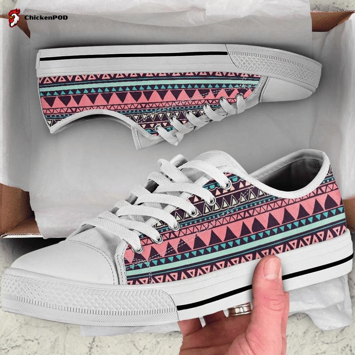 Aztec Pattern Tennis Low Top Shoes Gift For Men Women Aztec Pattern Tennis Low Top Shoes Gift For Men Women