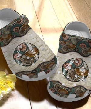 Baseball Ball Hippie Unisex Clogs Clog Shoes For Hippie Girl – Peace Baseball Custom Unisex Clogs Clog Shoes For Men Women