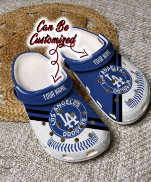 Baseball Dodgers Personalized Baseball Team Clog Unisex Clogs Shoes
