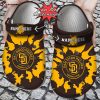 Baseball Personalized Padres Flag Breaking Wall Clog Unisex Clogs Shoes