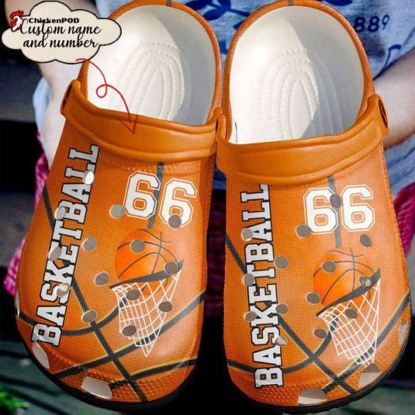 Basketball Unisex Clogs – Basketball Personalized Love Mix Color Clog Shoes For Men And Women