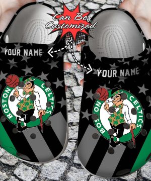 Basketball Unisex Clogs Personalized BCeltics Star Flag Clog Shoes