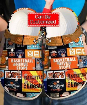 Basketball Never Stop clog Unisex Clogs Shoes Basketball