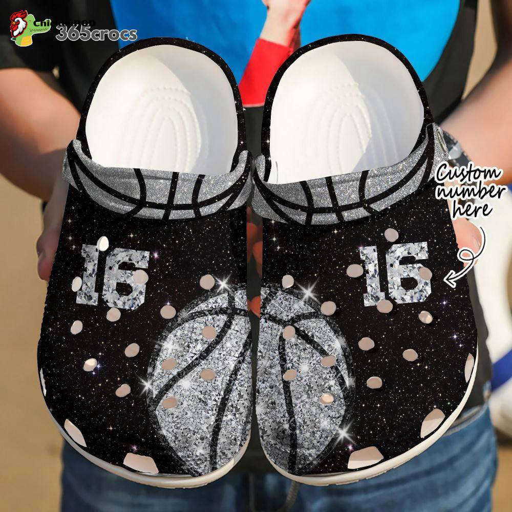 Basketball Personalized Diamond Unisex Clogs Clog Shoes Basketball Personalized Diamond Unisex Clogs Clog Shoes