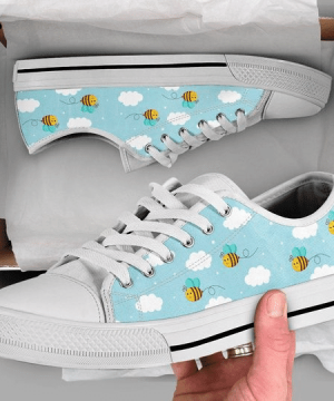 Bee Low Top Shoes Gift for Men Women