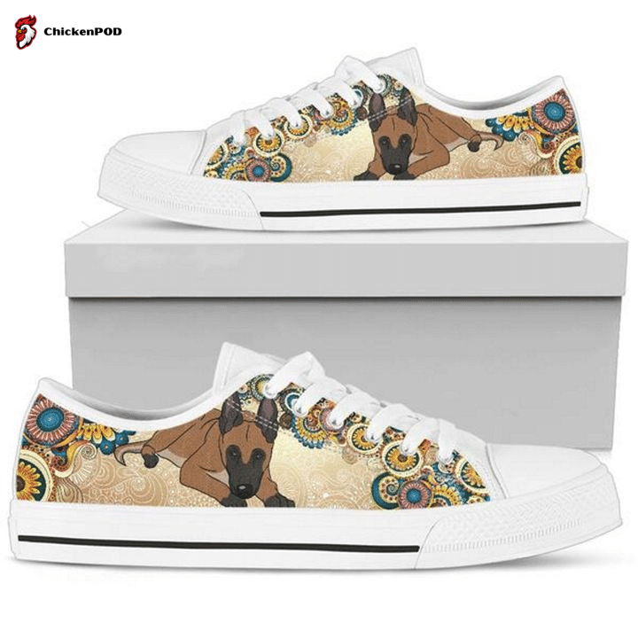 Belgian Shepherd Low Top Shoes Gift For Men Women Sneaker Belgian Shepherd Low Top Shoes Gift For Men Women Sneaker