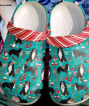 Bernese Mountain Christmas Pattern Clog Unisex Clogs Shoes For Men Women Bernese Mountain Christmas Pattern Clog Unisex Clogs Shoes For Men Women