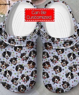 Bernese Mountain clog Unisex Clogs Shoes Animal Print Bernese Mountain clog Unisex Clogs Shoes Animal Print