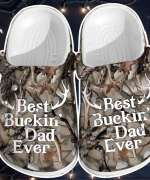 Best Buckin Dad Ever 3D Clog Unisex Shoes Men – Deer Clog Gifts For Father Day Grandpa Son Best Buckin Dad Ever 3D Clog Unisex Shoes Men – Deer Clog Gifts For Father Day Grandpa Son