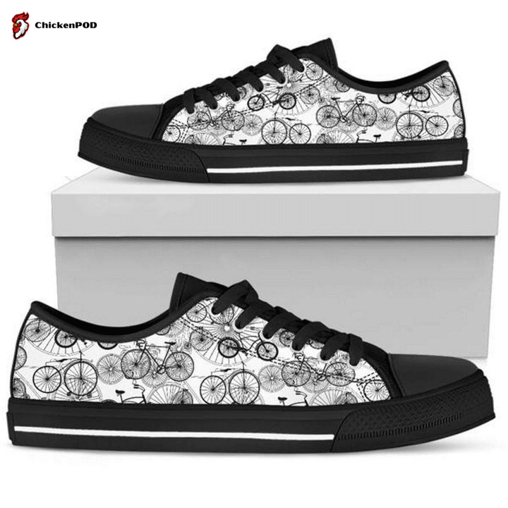 Bicycle Low Top Shoes Gift For Men Women Sneaker Bicycle Low Top Shoes Gift For Men Women Sneaker