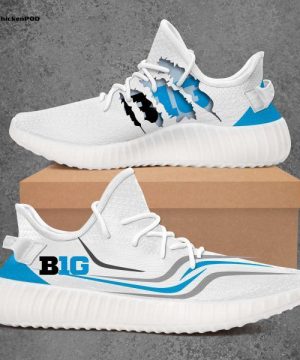Big Ten Gear NCAA Yeezy Sneaker For Men Women Fans Big Ten Gear NCAA Yeezy Sneaker For Men Women Fans