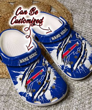 Bills Unisex Clogs Personalized BBills Football Ripped Claw Clog Shoes