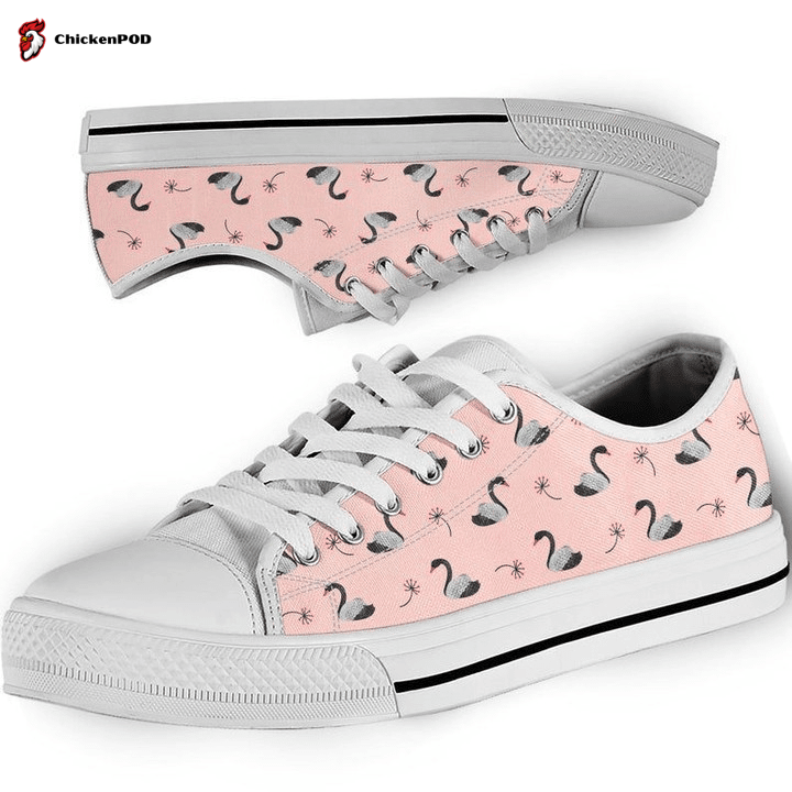 Black Swan Low Top Shoes Gift For Men Women Black Swan Low Top Shoes Gift For Men Women