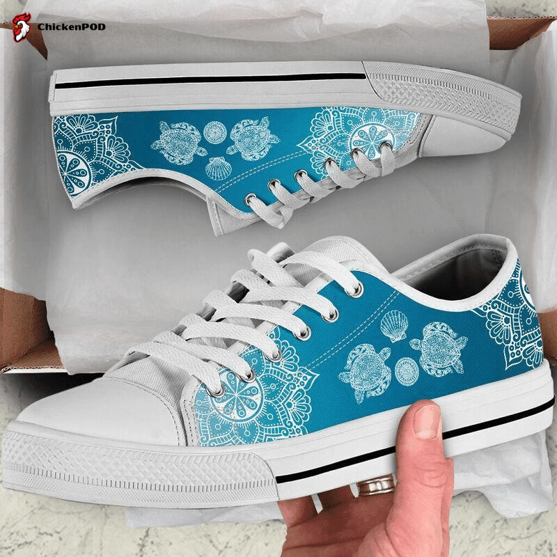 Blue Turtles 2 Low Top Shoes Gift For Men Women Sneaker Blue Turtles 2 Low Top Shoes Gift For Men Women Sneaker