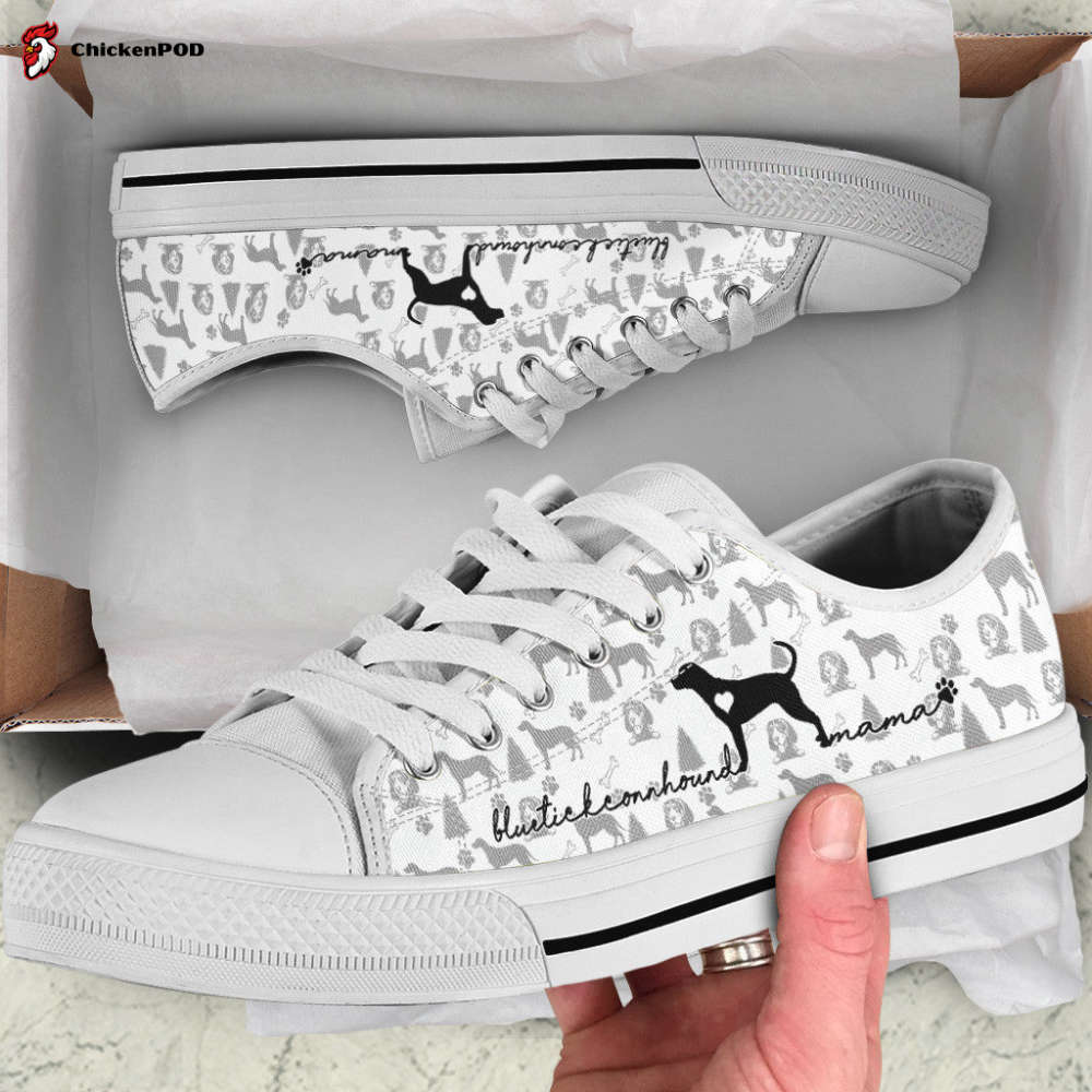 Bluetick Coonhound Low Top Shoes Gift For Men Women Bluetick Coonhound Low Top Shoes Gift For Men Women