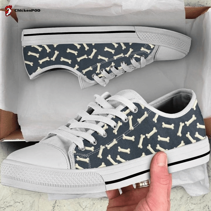 Bones Low Top Shoes Gift For Men Women Bones Low Top Shoes Gift For Men Women