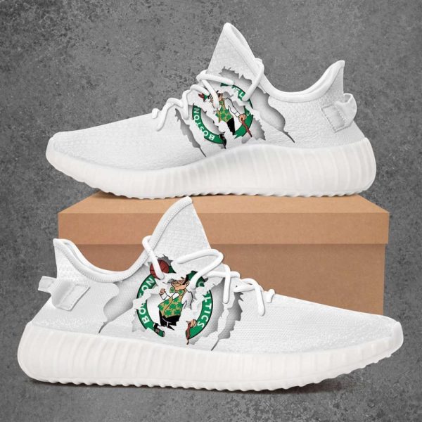 Boston Celtics Nba Yeezy Sneaker For Men Women Fans