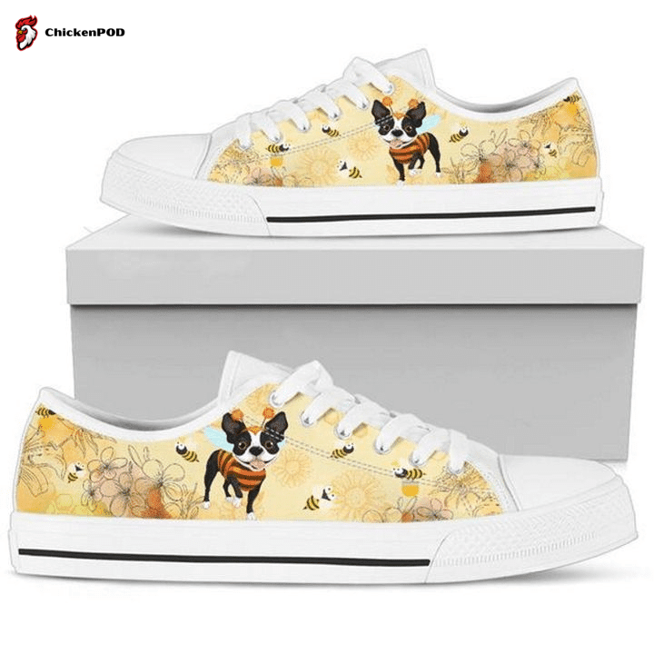Boston Terrier Low Top Shoes Gift For Men Women Boston Terrier Low Top Shoes Gift For Men Women