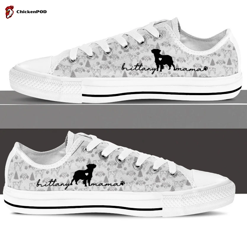 Brittany Spaniel Low Top Shoes Gift For Men Women Sneaker Brittany Spaniel Low Top Shoes Gift For Men Women Sneaker