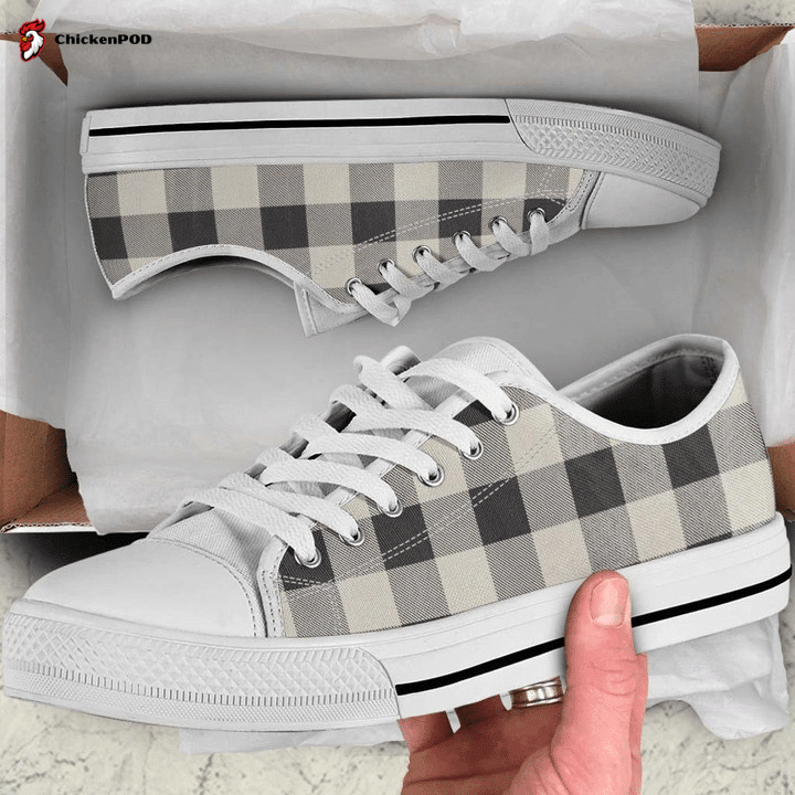 Buffalo Plaid Tennis Low Top Shoes Gift For Men Women Buffalo Plaid Tennis Low Top Shoes Gift For Men Women