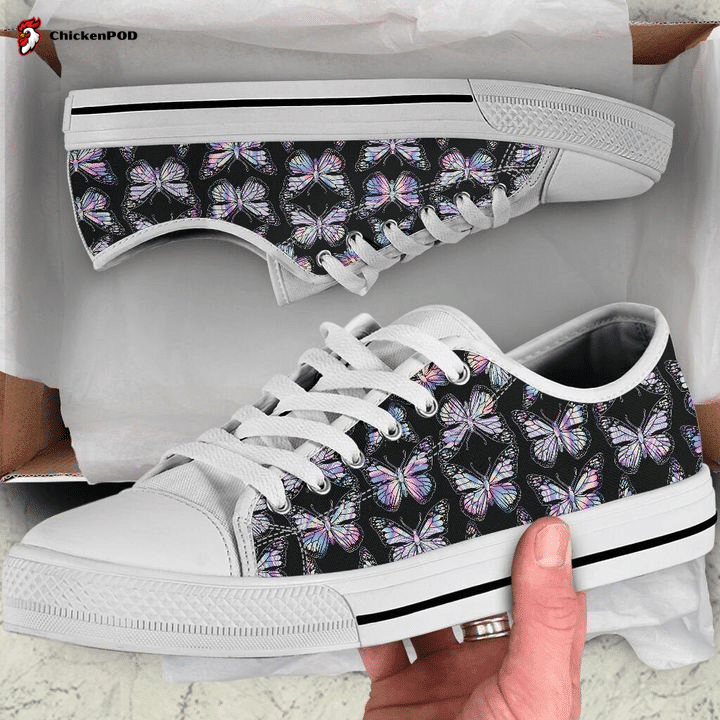 Butterfly Holopt Low Top Shoes Gift For Men Women Butterfly Holopt Low Top Shoes Gift For Men Women
