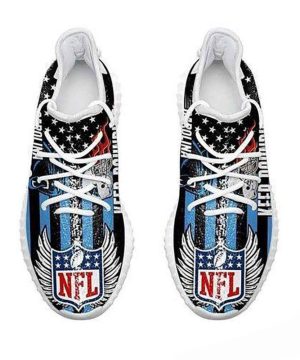 Carolina Panthers Keep Pounding NFL Yeezy Sneaker For Men Women Fans