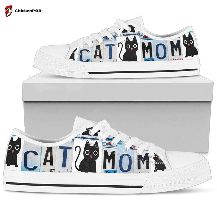 Cat Mom Low Top Shoes Gift For Men Women Cat Mom Low Top Shoes Gift For Men Women